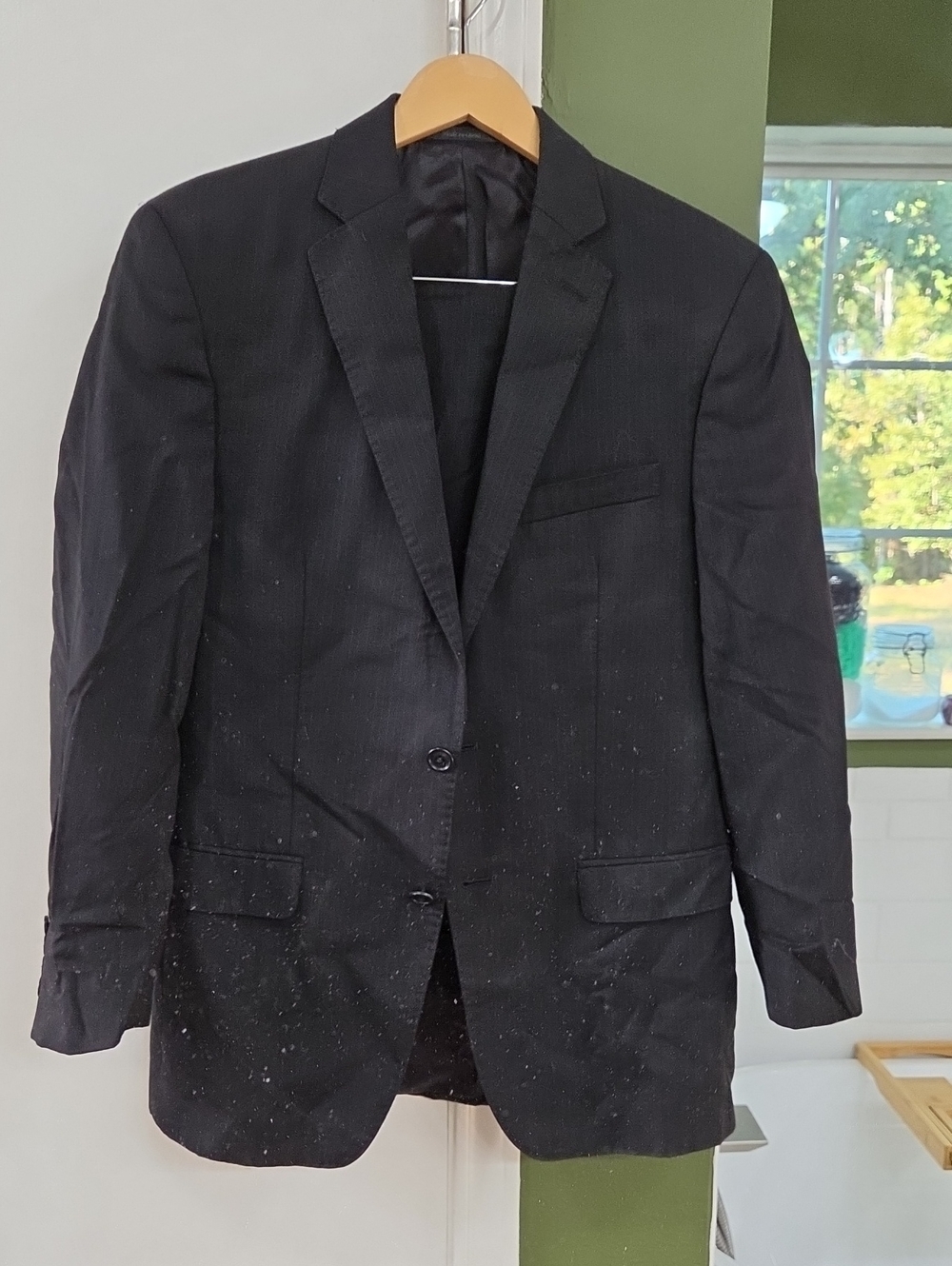 Calvin Klein Black Men's Single-Breasted Blazer